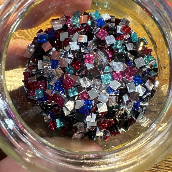 None Other - Colorful Square Rhinestones- mix of colors
